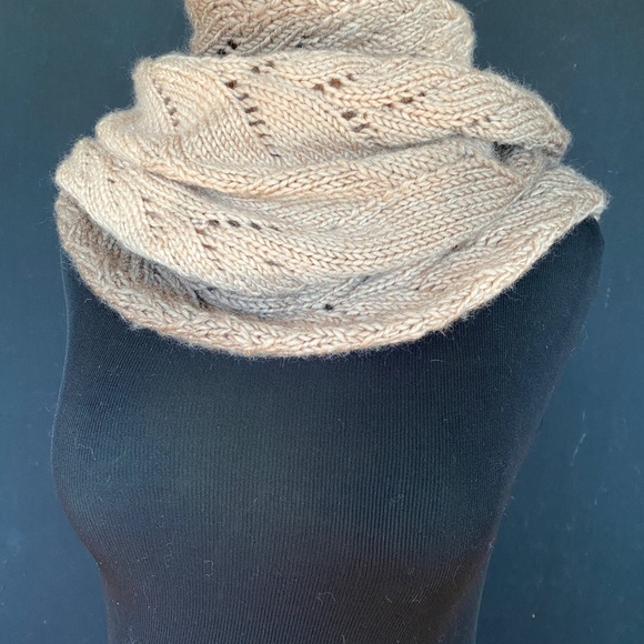 KNITTED HEAD BAND WITH SILK SCARF THE LONELY WILD main image 1